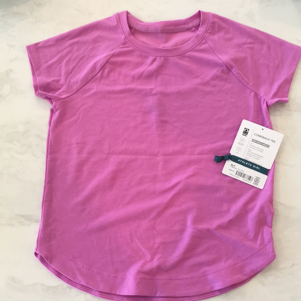 Athleta Girl Comeback Tee size 7 (small) - NEW